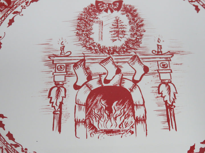 Restoration Hardware Christmas Tin Plates