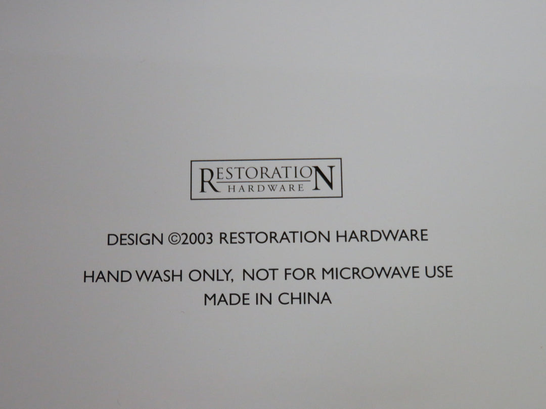 Restoration Hardware Christmas Tin Plates