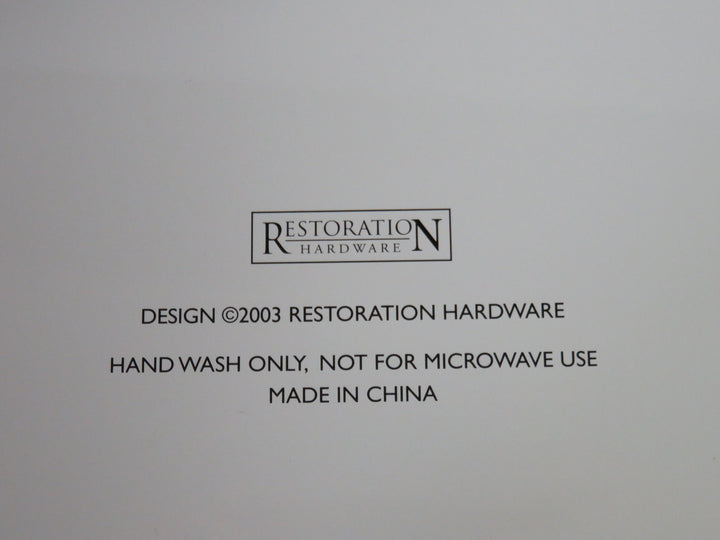 Restoration Hardware Christmas Tin Plates