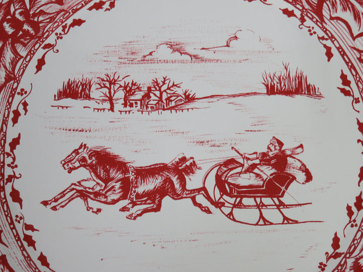 Restoration Hardware Christmas Tin Plates