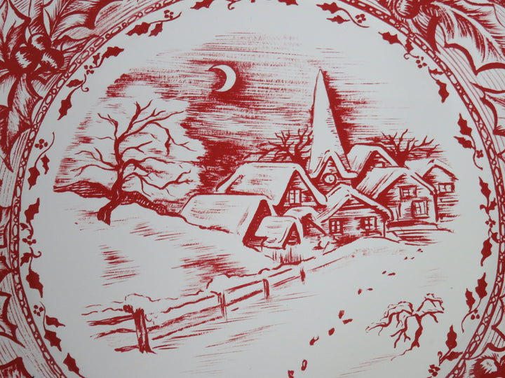 Restoration Hardware Christmas Tin Plates