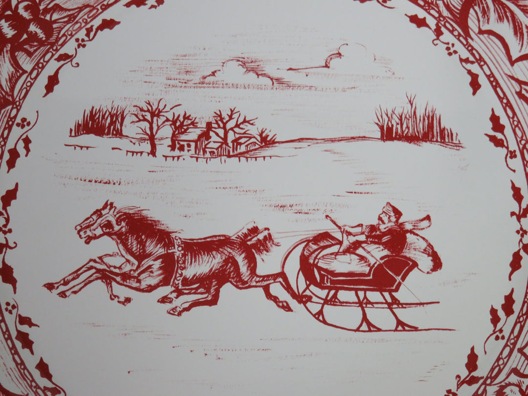 Restoration Hardware Christmas Tin Plates