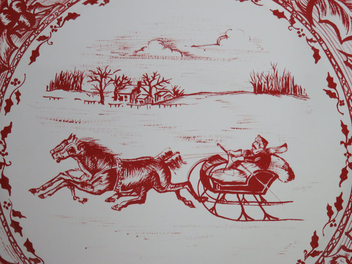 Restoration Hardware Christmas Tin Plates