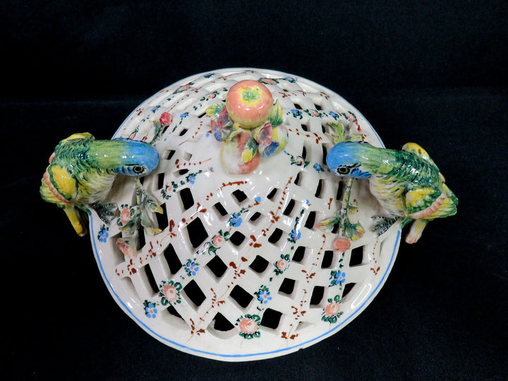 Italian Bowl with Parrots