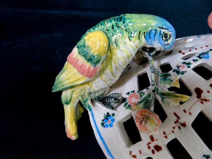 Italian Bowl with Parrots