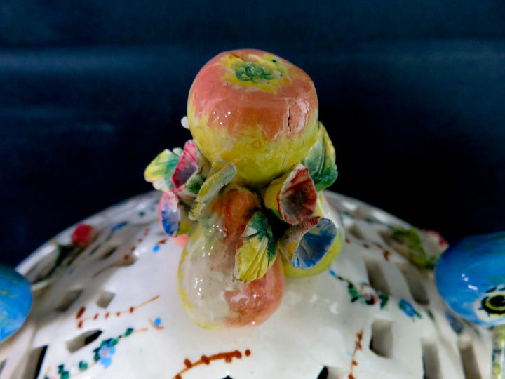 Italian Bowl with Parrots