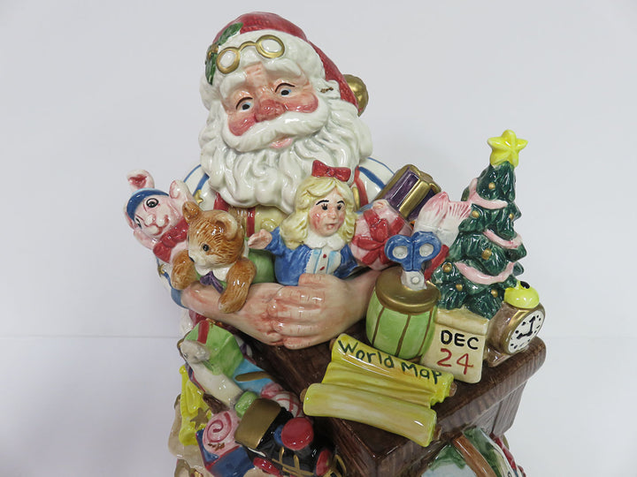 Fitz & Floyd Santa Cookie Jar