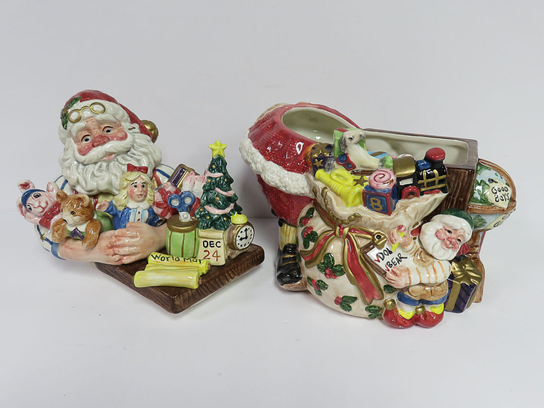 Fitz & Floyd Santa Cookie Jar