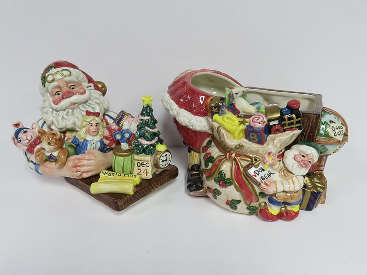 Fitz & Floyd Santa Cookie Jar