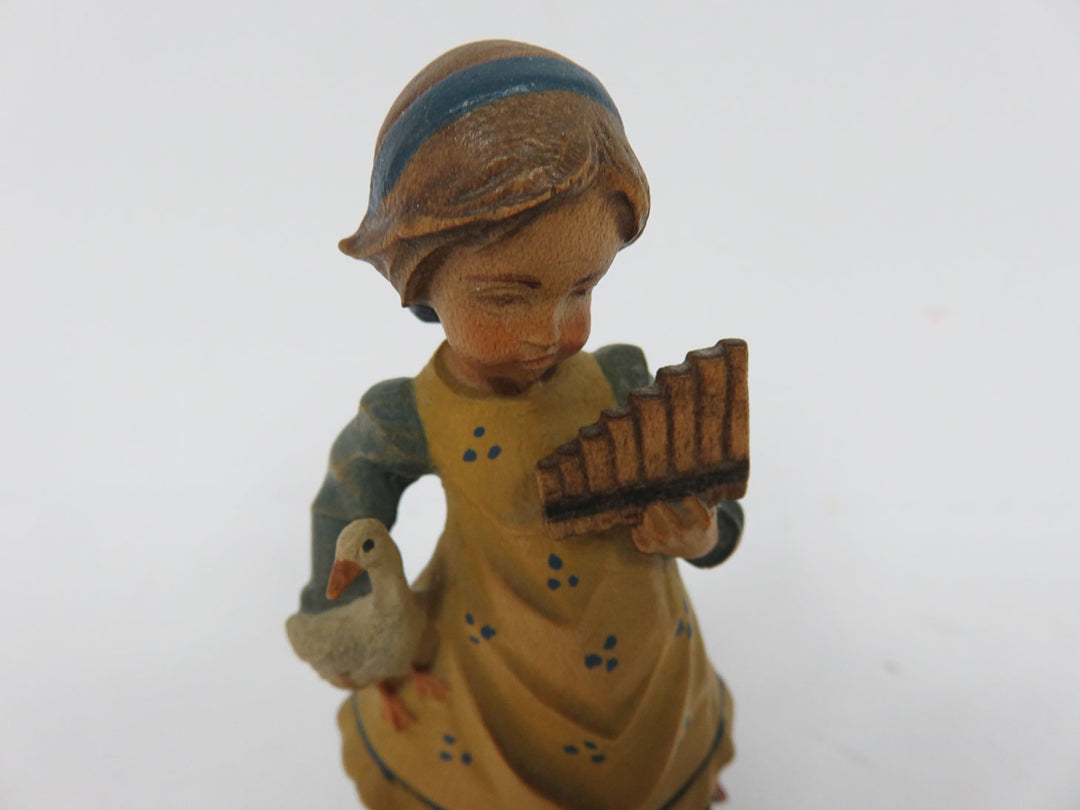 Wooden Girl Figurine