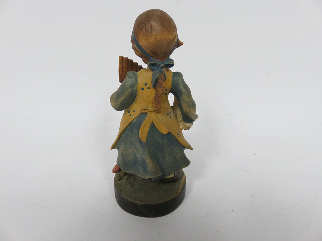 Wooden Girl Figurine