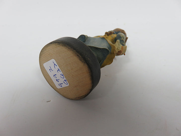Wooden Girl Figurine
