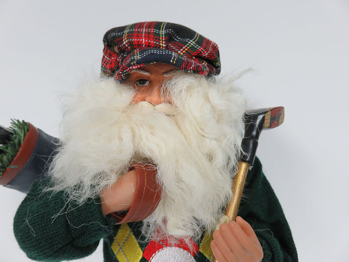 Golfing Santa