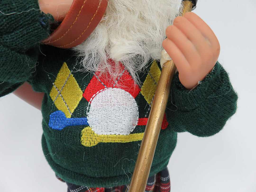 Golfing Santa