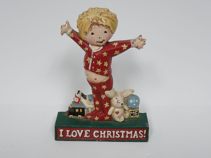 I Love Christmas Doorstop