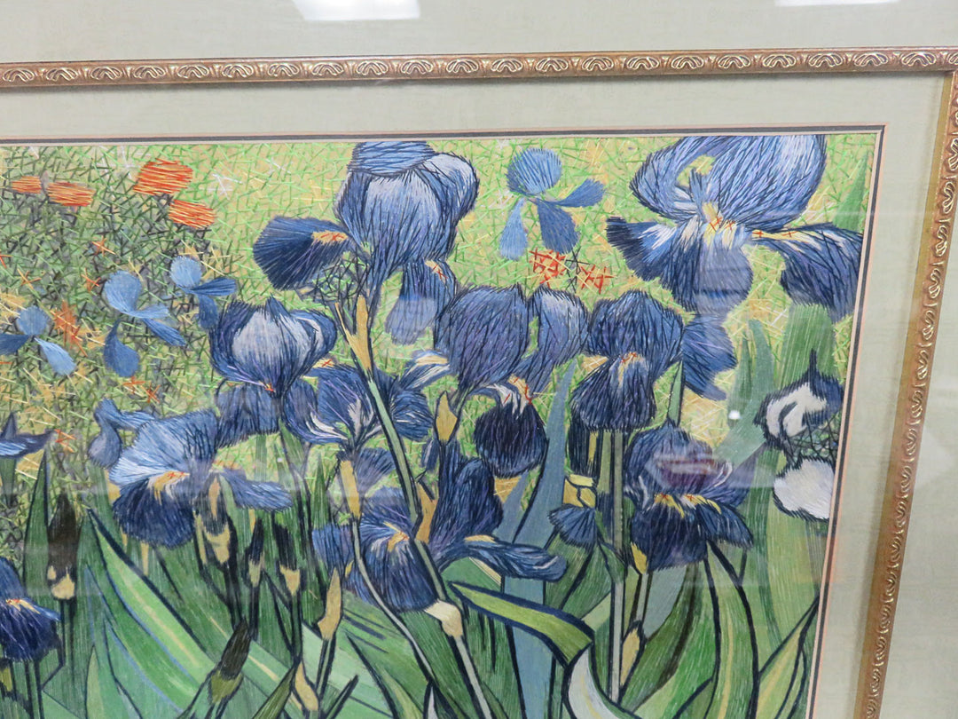 Stitched Version of Van Gogh's Irises