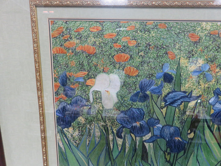 Stitched Version of Van Gogh's Irises