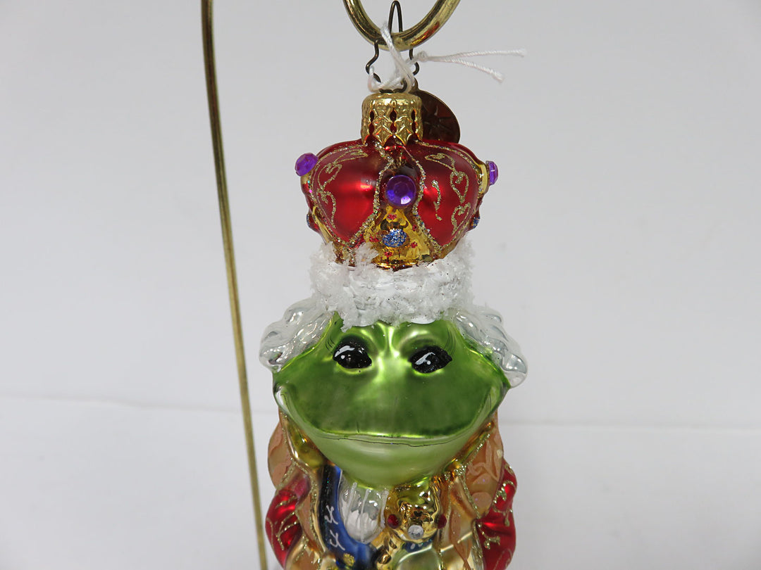 Christopher Radko Frog Ornament