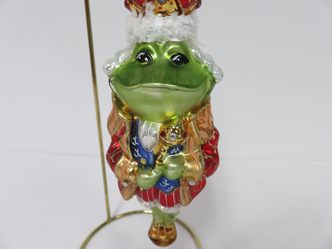 Christopher Radko Frog Ornament