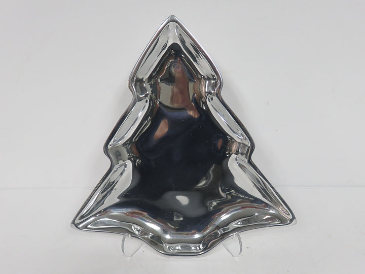 Nambe Christmas Candy Dish