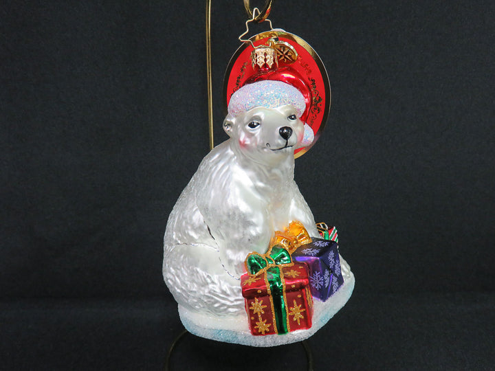 Christopher Radko Polar Bear Ornament