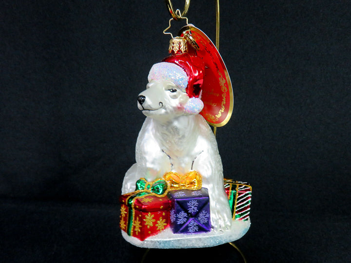 Christopher Radko Polar Bear Ornament
