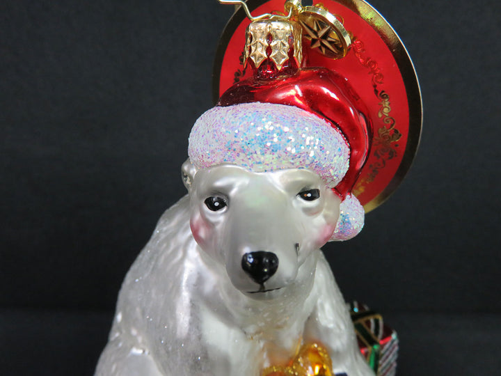 Christopher Radko Polar Bear Ornament