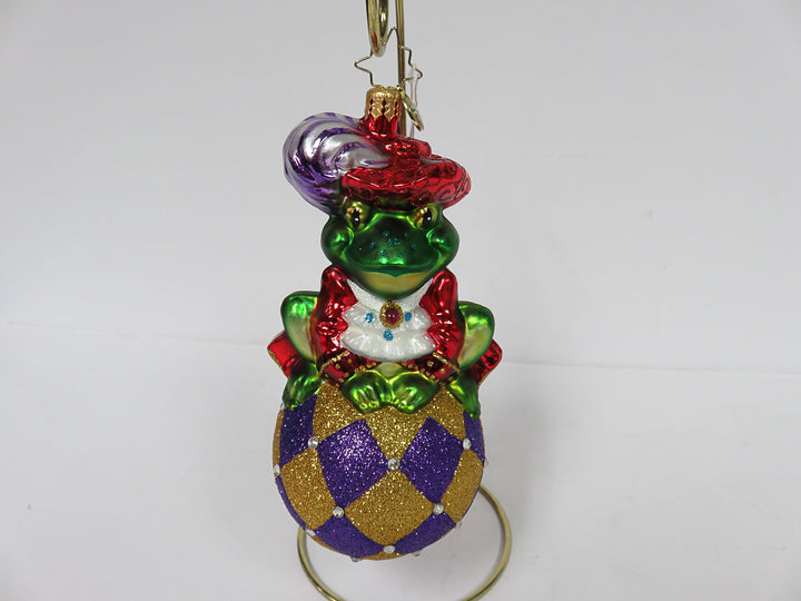 Christopher Radko Prince Ribbit Ornament