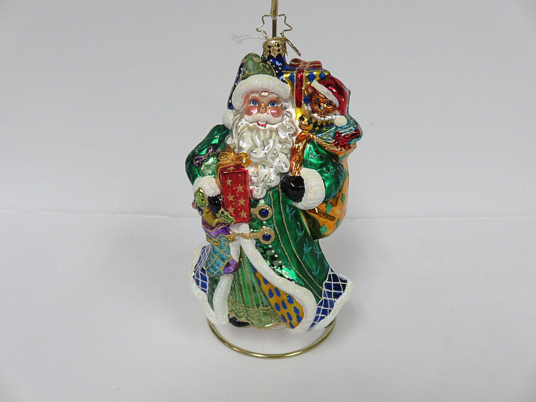 Christopher Radko Santa Ornament
