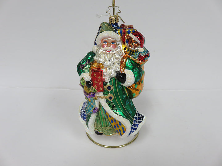 Christopher Radko Santa Ornament