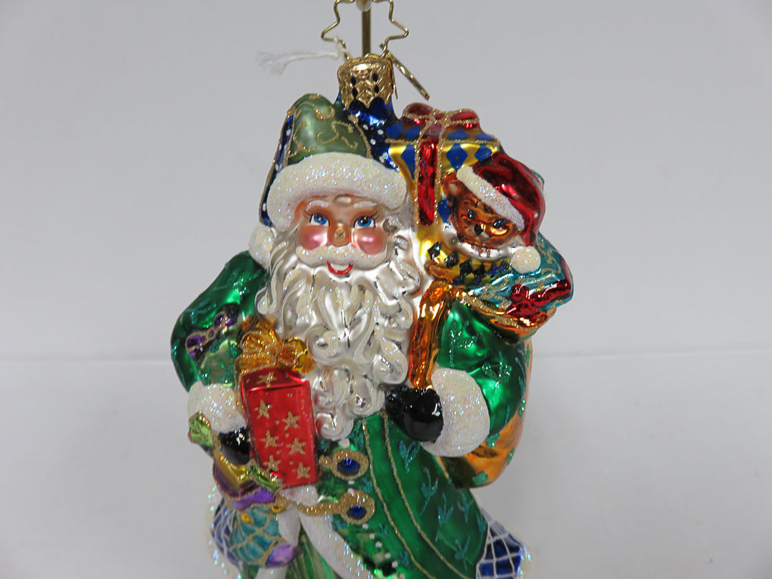 Christopher Radko Santa Ornament