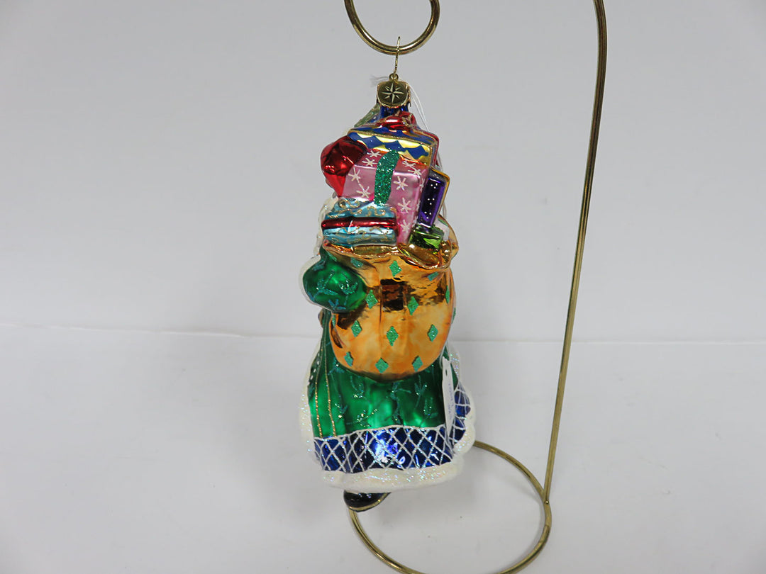 Christopher Radko Santa Ornament