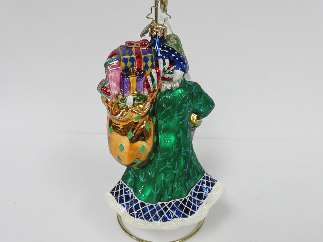 Christopher Radko Santa Ornament