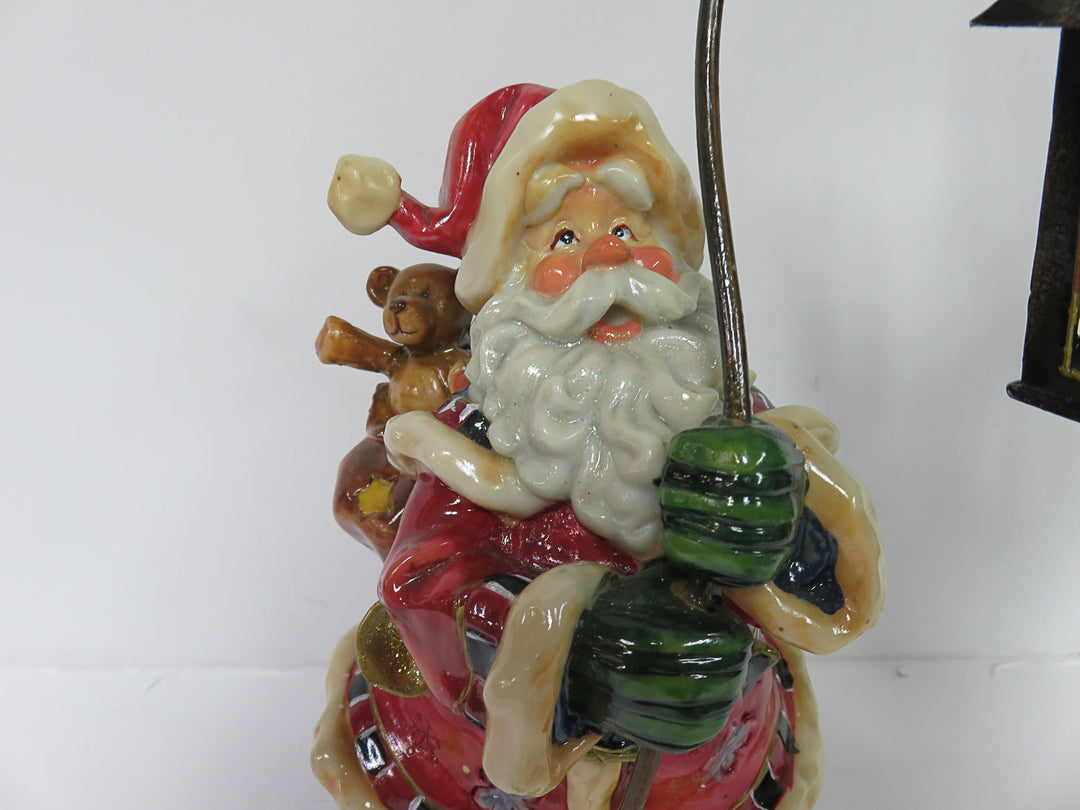 Santa with Lantern Votive