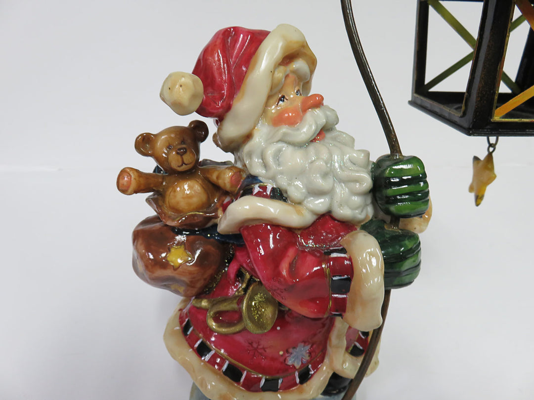 Santa with Lantern Votive