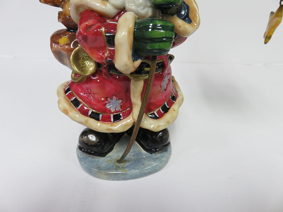 Santa with Lantern Votive