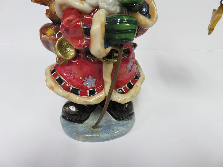 Santa with Lantern Votive