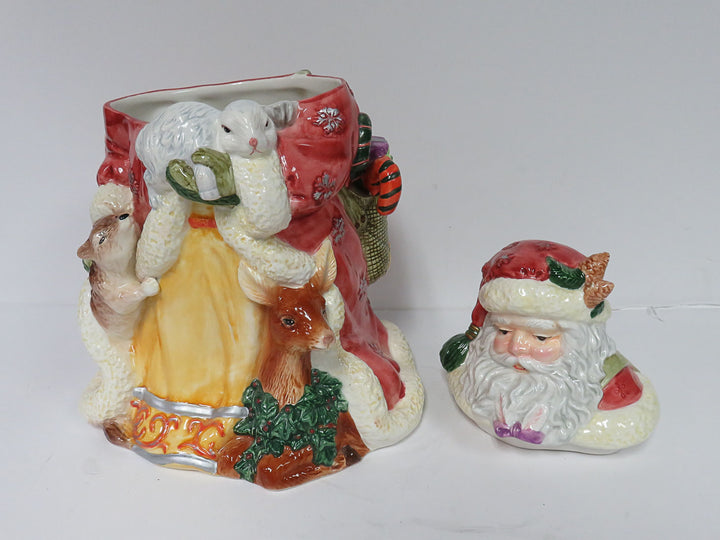 Santa "Woodlands" Cookie Jar