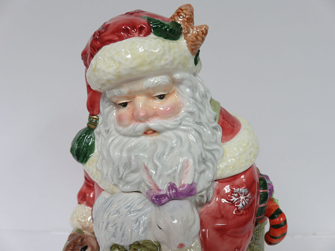 Santa "Woodlands" Cookie Jar
