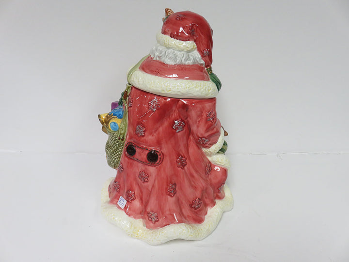 Santa "Woodlands" Cookie Jar