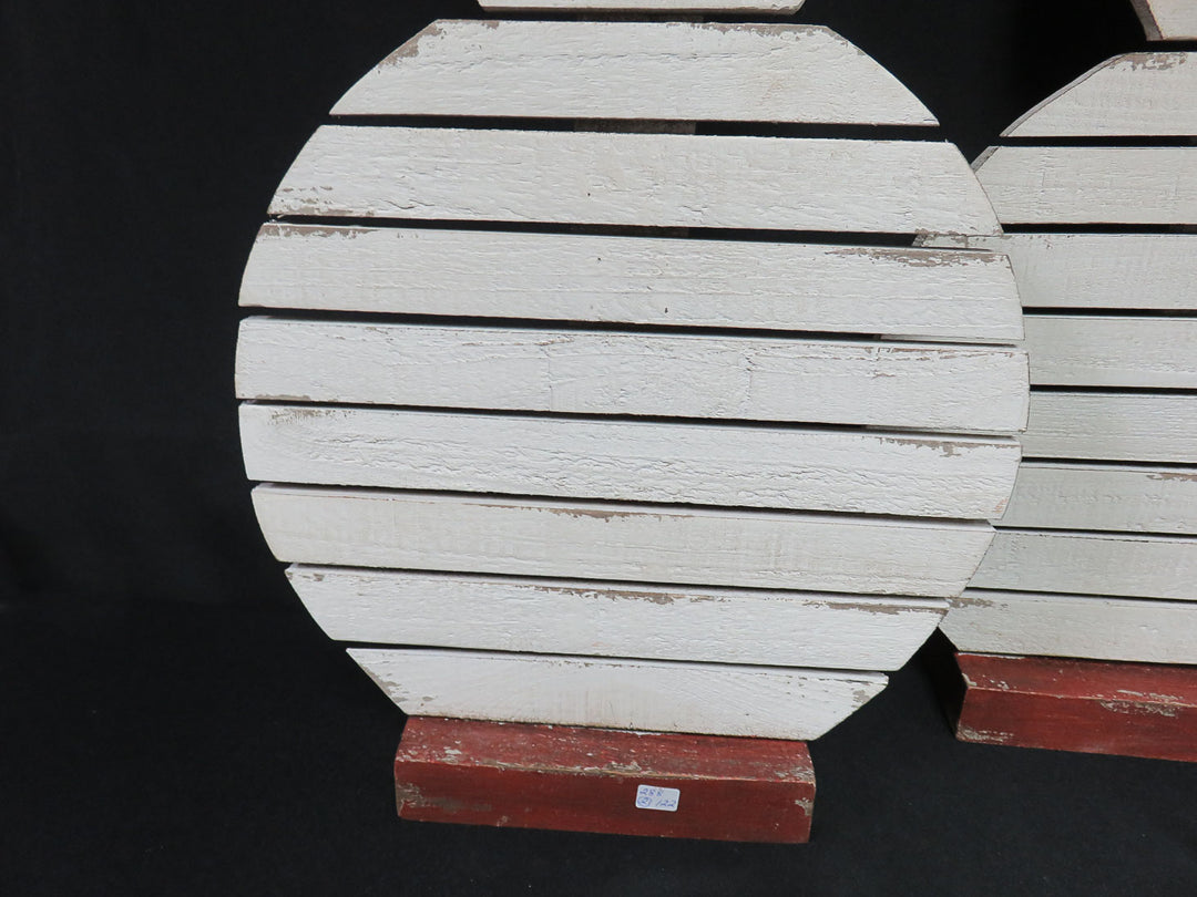 Wood Slat Snowmen