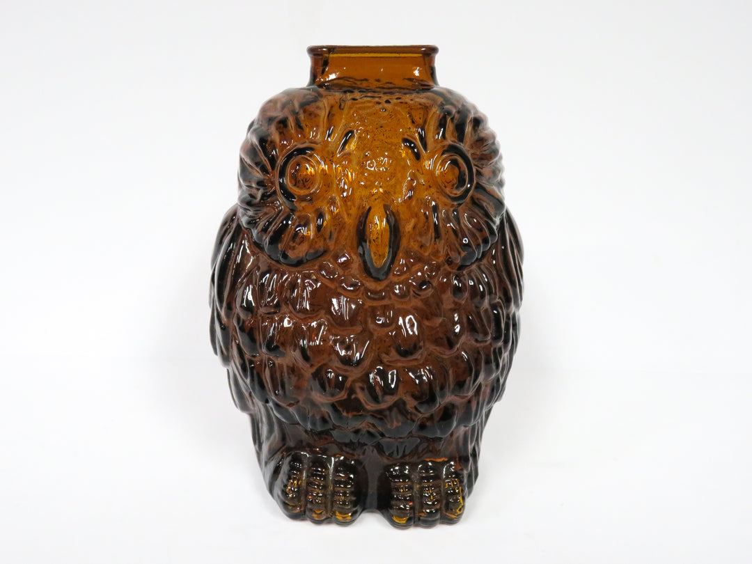 Vintage Glass Owl Bank