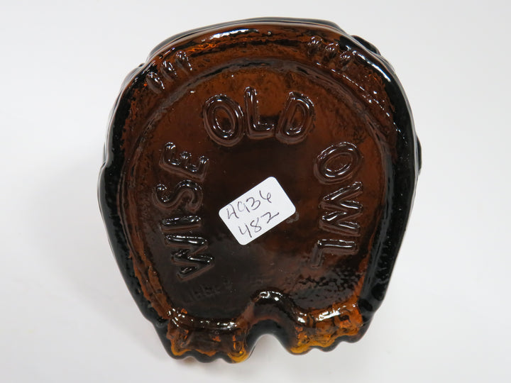Vintage Glass Owl Bank