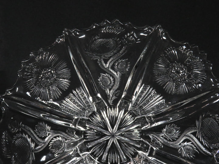 Thistle Pattern Serving Dish
