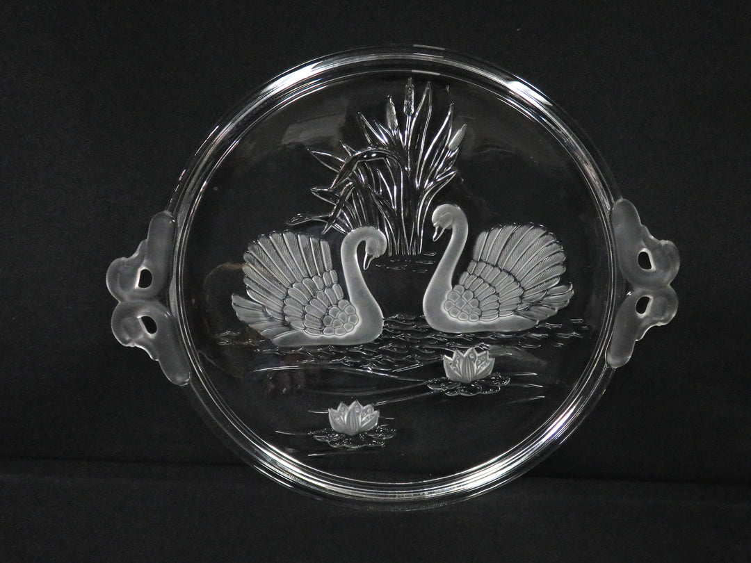 Mikasa Glass Cake Plate