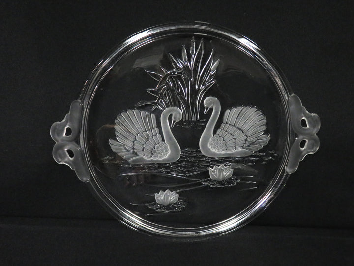 Mikasa Glass Cake Plate