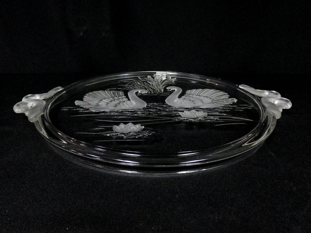 Mikasa Glass Cake Plate