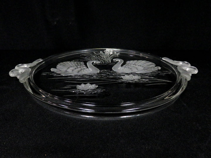 Mikasa Glass Cake Plate