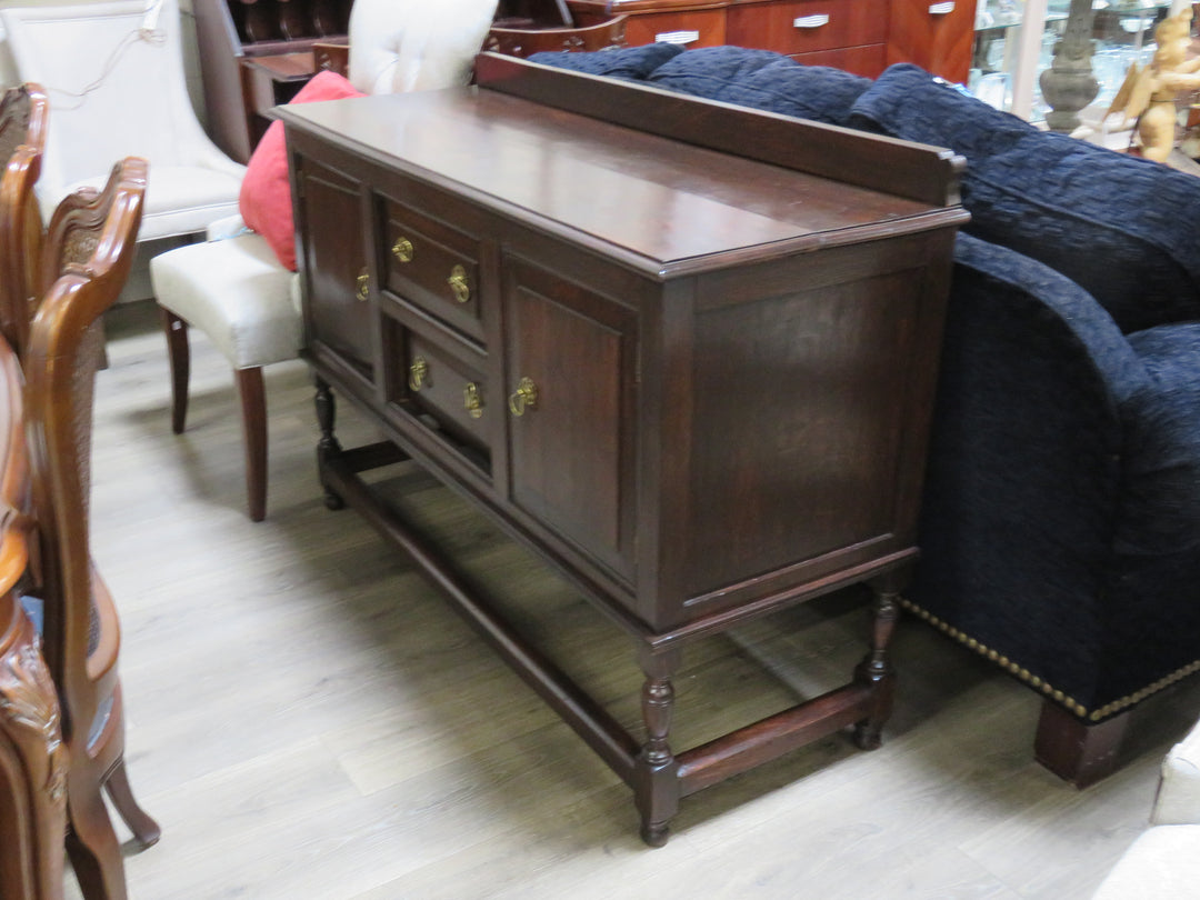 Dark Wood Buffet Cabinet