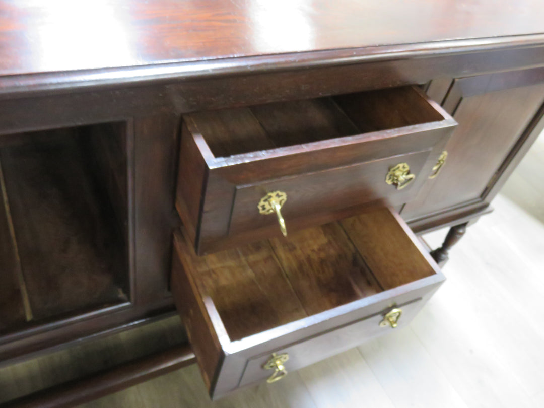 Dark Wood Buffet Cabinet